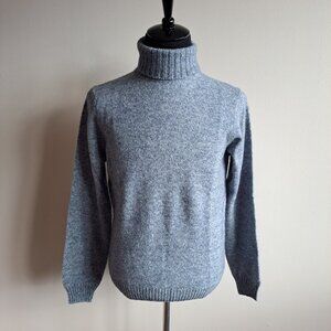 NEW Heritage Men's Wool Light Blue Turtleneck Sweater Size 54 / XL
